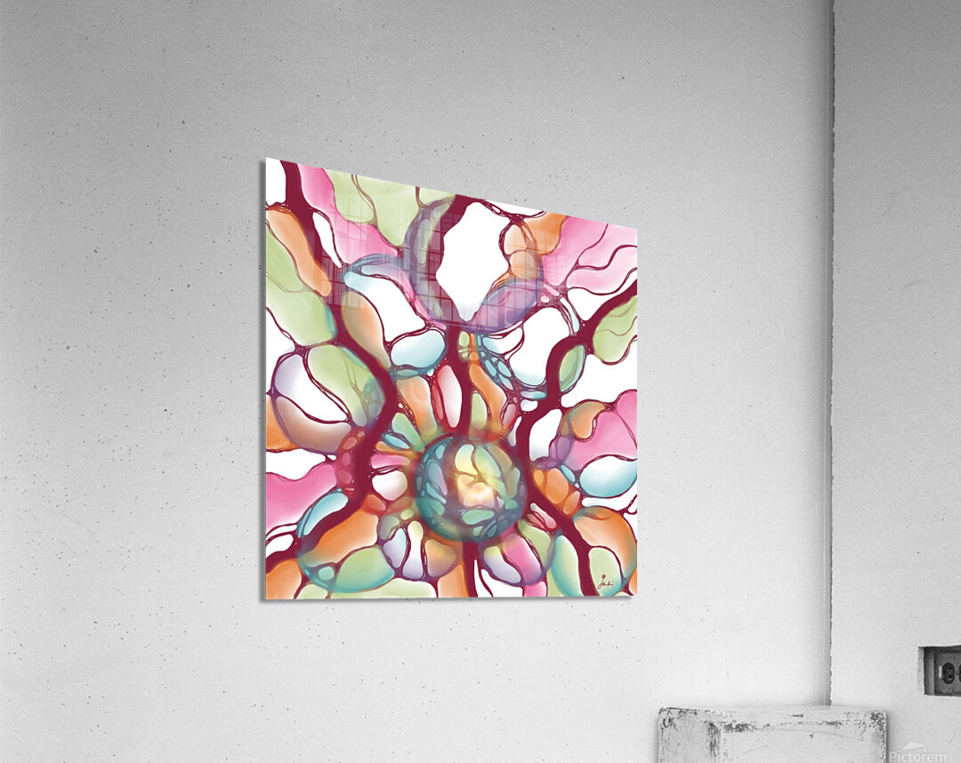 Concerto in Red Acrylic Print