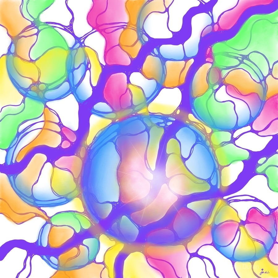 Neon Bubblegum  Print