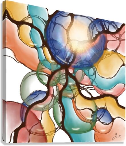 Behind Glass Canvas Print