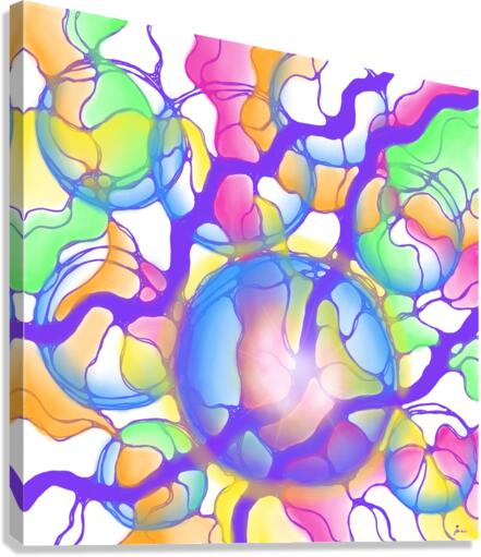 Neon Bubblegum Canvas Print