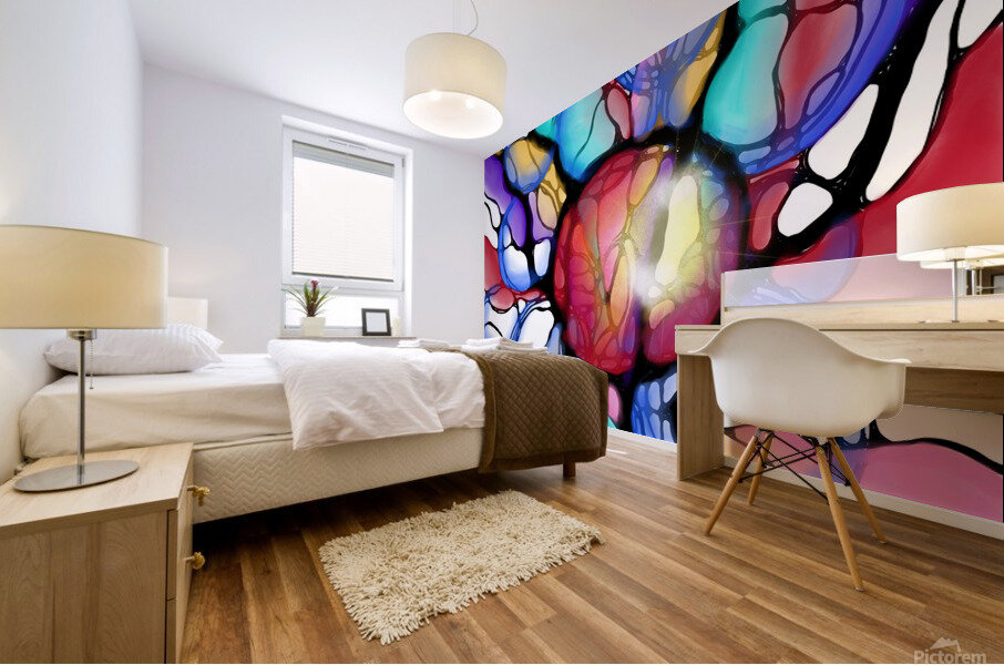 Sea Glass Mural print