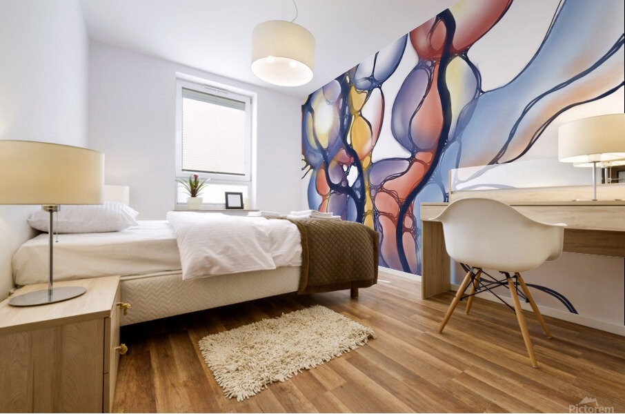 Smoke on the Water Mural print