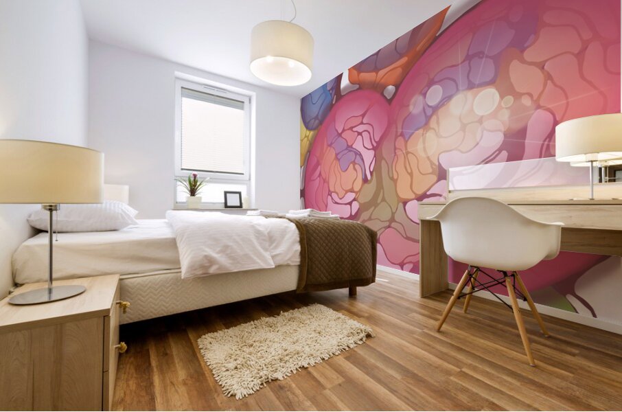 The Fortunate One Mural print