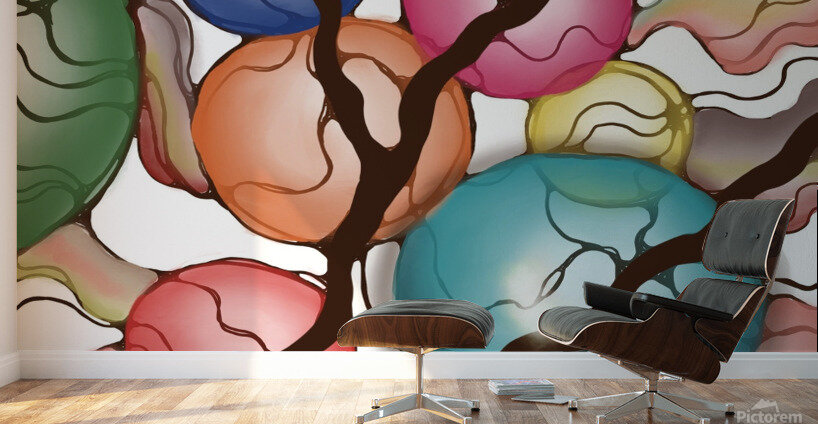 8 Ball in the Corner Pocket Wall Murals