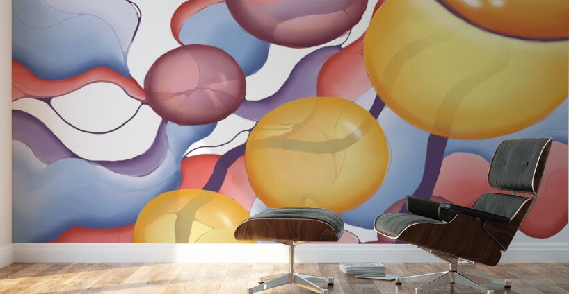 Jellyfish Sunset Wall Murals