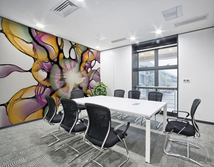 Feelin Groovy Wall Printing