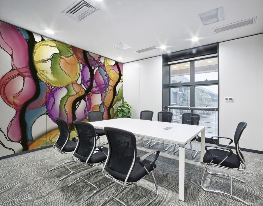 Grannys Garden Wall Printing