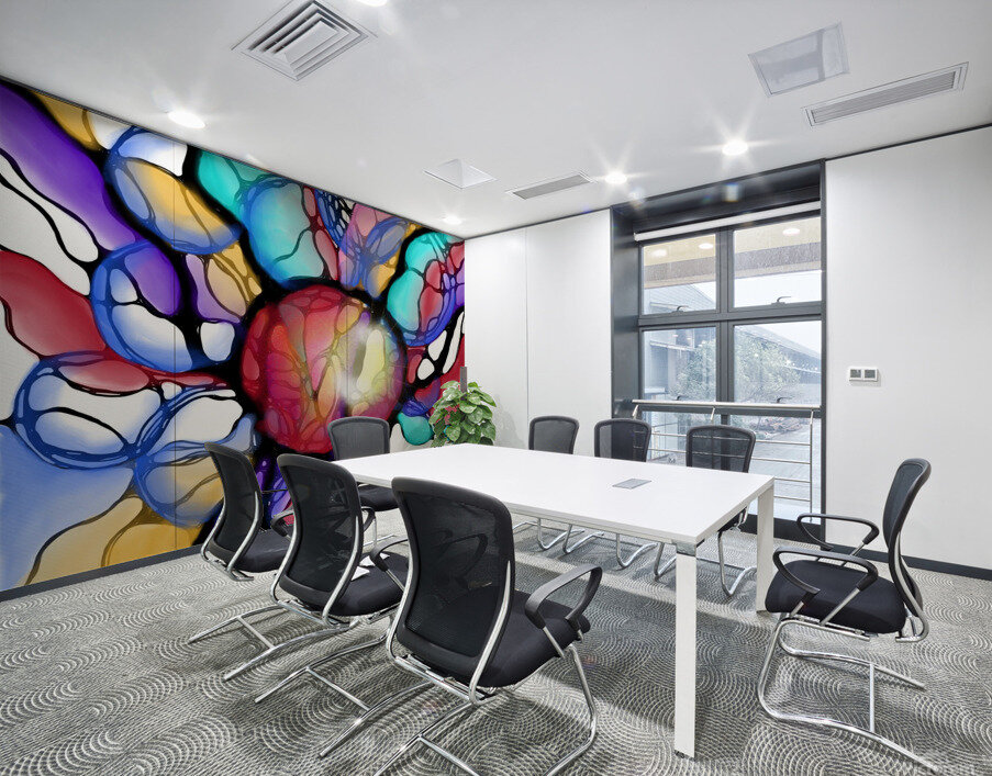 Sea Glass Wall Printing