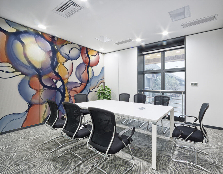 Smoke on the Water Wall Printing