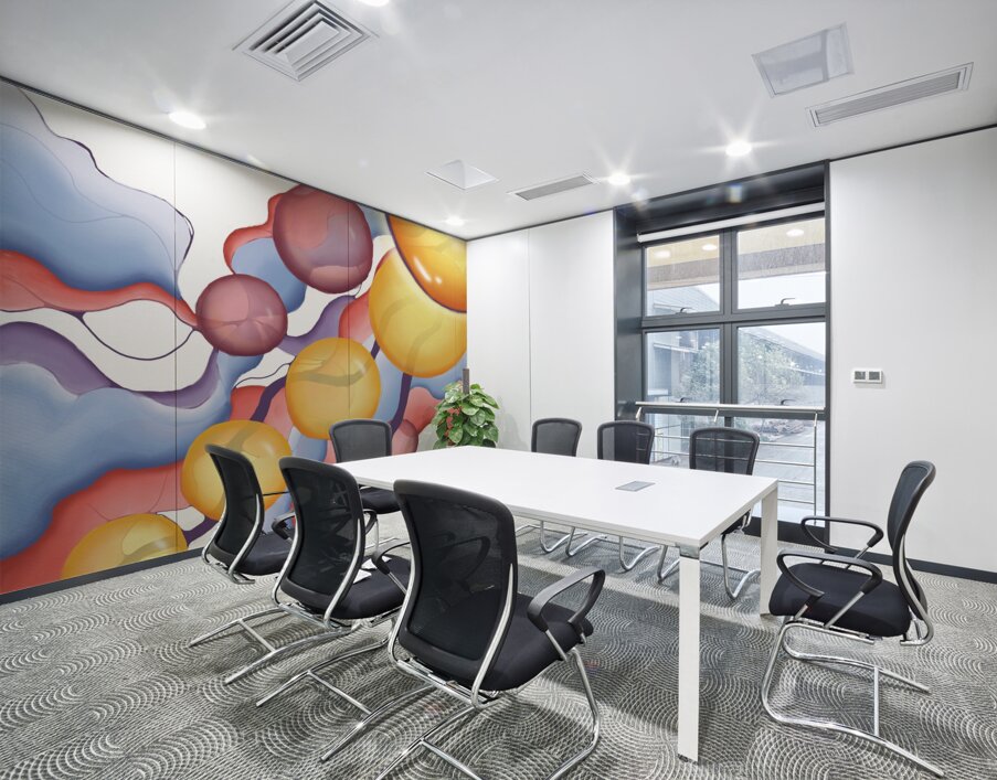 Jellyfish Sunset Wall Printing